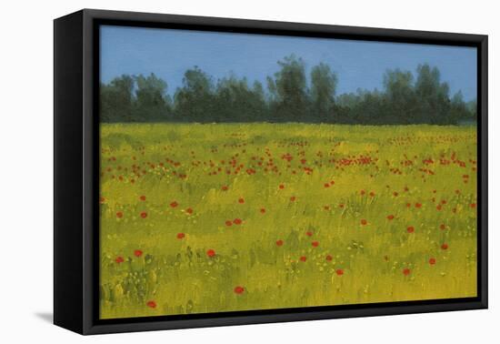 Yellow Field with Poppies, 2002-Alan Byrne-Framed Premier Image Canvas