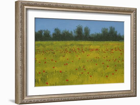 Yellow Field with Poppies, 2002-Alan Byrne-Framed Giclee Print