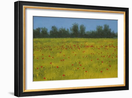 Yellow Field with Poppies, 2002-Alan Byrne-Framed Giclee Print