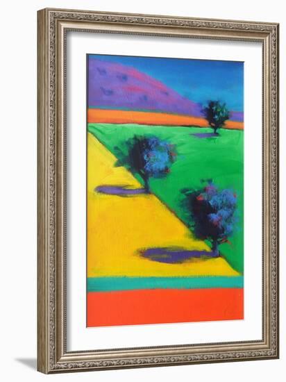 Yellow Field-Paul Powis-Framed Giclee Print