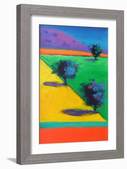 Yellow Field-Paul Powis-Framed Giclee Print