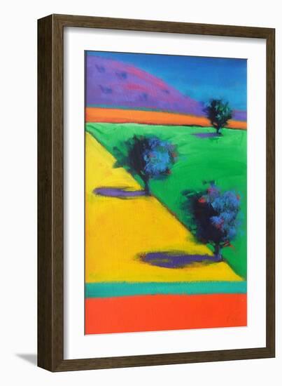 Yellow Field-Paul Powis-Framed Giclee Print