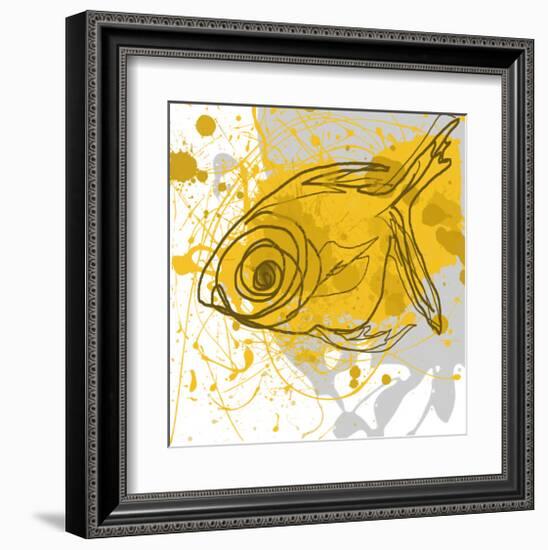 Yellow Fish-Irena Orlov-Framed Art Print