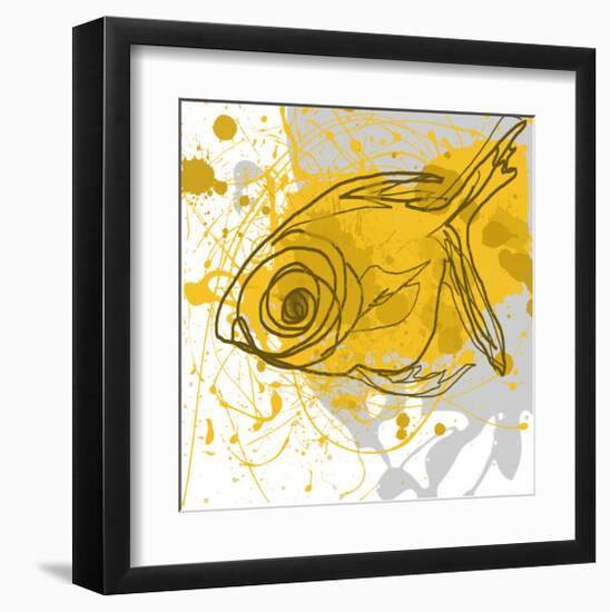 Yellow Fish-Irena Orlov-Framed Art Print