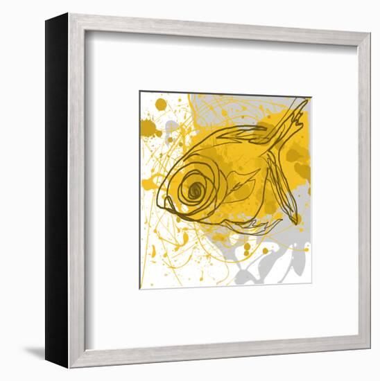 Yellow Fish-Irena Orlov-Framed Art Print