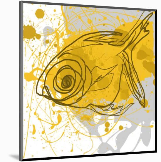 Yellow Fish-Irena Orlov-Mounted Art Print