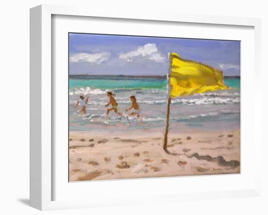 Yellow Flag, Barbados, 2010-Andrew Macara-Framed Giclee Print