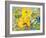 Yellow Flora-Ricki Mountain-Framed Art Print