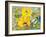 Yellow Flora-Ricki Mountain-Framed Art Print