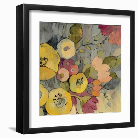 Yellow Floral Duo I Crop-Silvia Vassileva-Framed Art Print