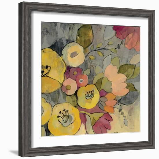 Yellow Floral Duo I Crop-Silvia Vassileva-Framed Art Print