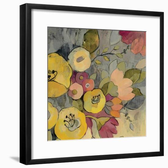 Yellow Floral Duo I Crop-Silvia Vassileva-Framed Art Print