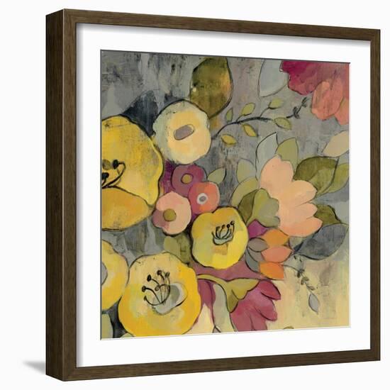 Yellow Floral Duo I Crop-Silvia Vassileva-Framed Art Print