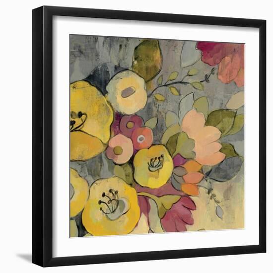 Yellow Floral Duo I Crop-Silvia Vassileva-Framed Art Print