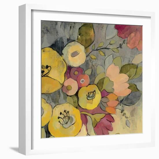 Yellow Floral Duo I Crop-Silvia Vassileva-Framed Art Print