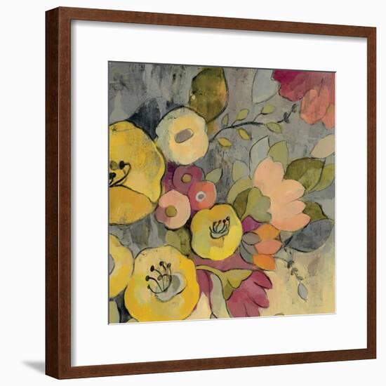 Yellow Floral Duo I Crop-Silvia Vassileva-Framed Art Print