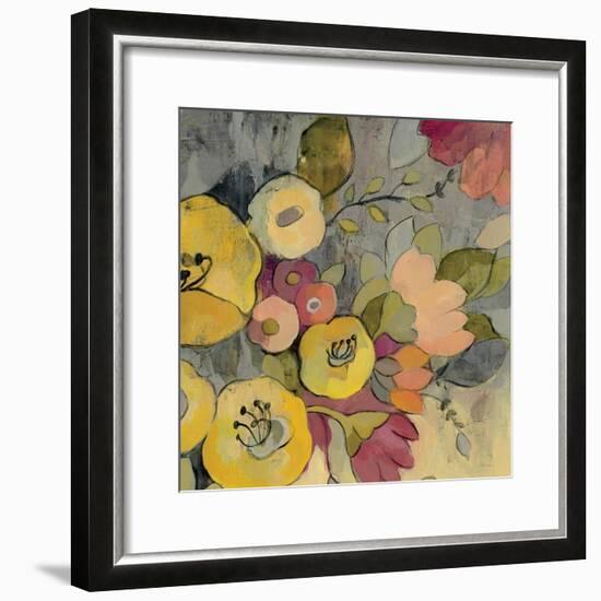 Yellow Floral Duo I Crop-Silvia Vassileva-Framed Art Print