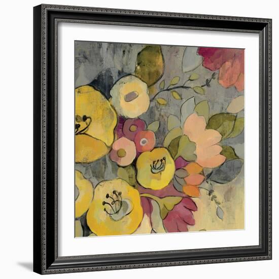 Yellow Floral Duo I Crop-Silvia Vassileva-Framed Art Print