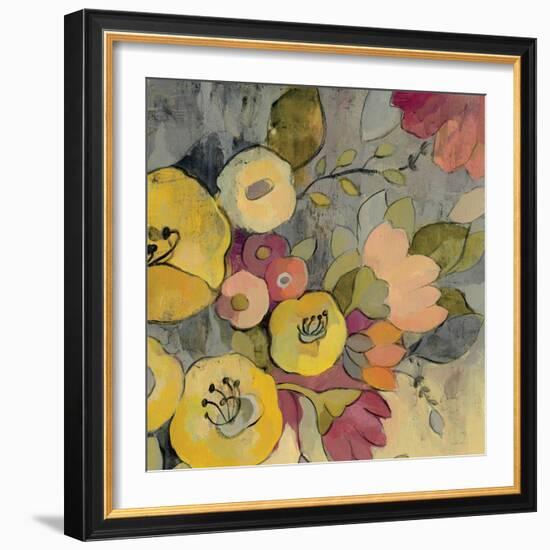 Yellow Floral Duo I Crop-Silvia Vassileva-Framed Art Print