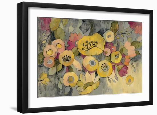 Yellow Floral Duo III-Silvia Vassileva-Framed Art Print