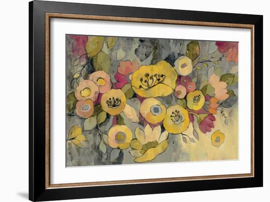 Yellow Floral Duo III-Silvia Vassileva-Framed Art Print