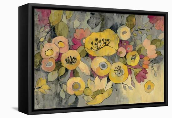 Yellow Floral Duo III-Silvia Vassileva-Framed Stretched Canvas