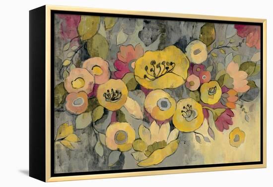 Yellow Floral Duo III-Silvia Vassileva-Framed Stretched Canvas