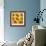 Yellow Floral Pattern I-Elizabeth Medley-Framed Art Print displayed on a wall