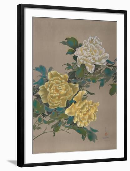 Yellow Flowers 13-David Lee-Framed Limited Edition