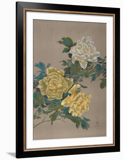 Yellow Flowers 13-David Lee-Framed Limited Edition