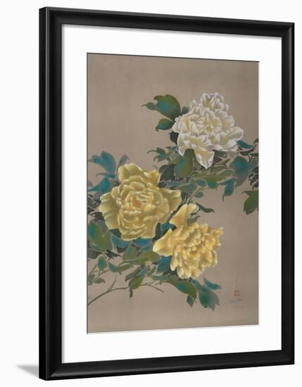 Yellow Flowers 13-David Lee-Framed Limited Edition