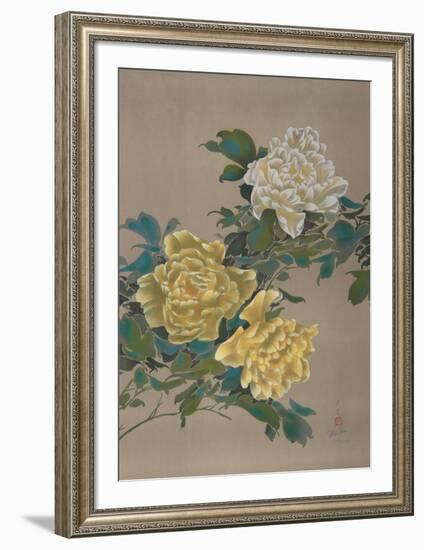 Yellow Flowers 13-David Lee-Framed Limited Edition