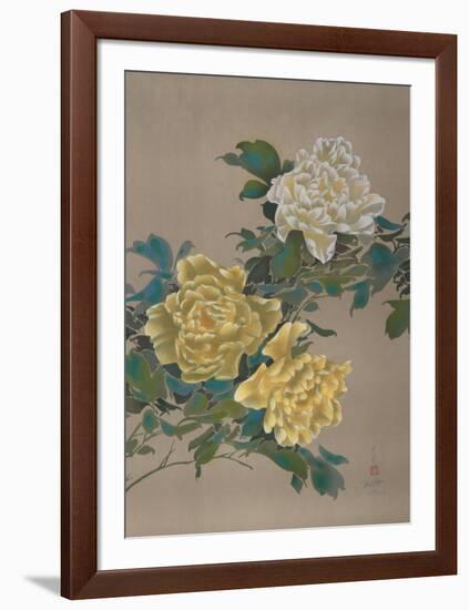 Yellow Flowers 13-David Lee-Framed Limited Edition