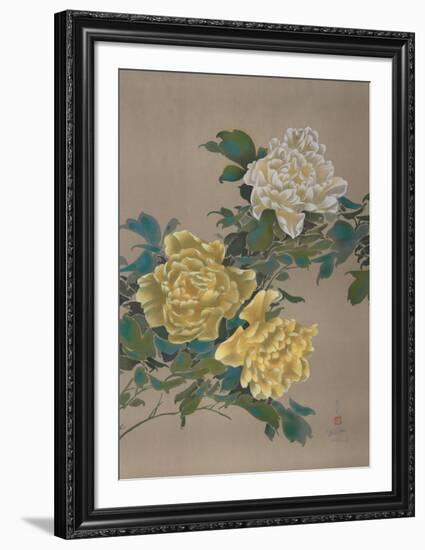 Yellow Flowers 13-David Lee-Framed Limited Edition