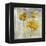 Yellow Flowers II-Carol Black-Framed Stretched Canvas