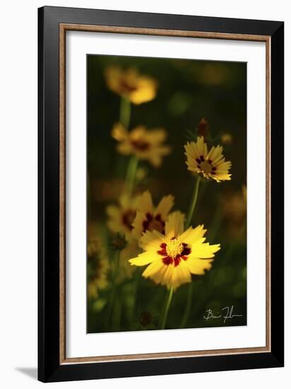 Yellow Flowers-5fishcreative-Framed Giclee Print