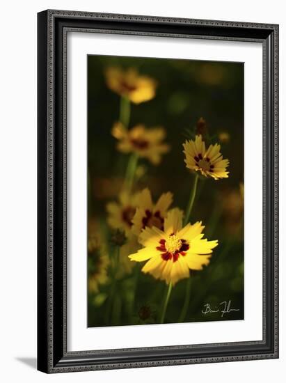 Yellow Flowers-5fishcreative-Framed Giclee Print