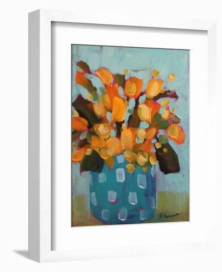 Yellow Flowers-Kristy Andrews-Framed Art Print