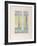 Yellow Fragment With Column II-Peter Saari-Framed Collectable Print