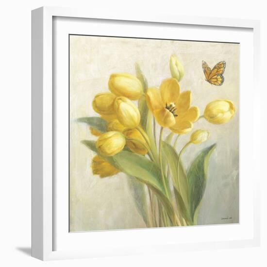 Yellow French Tulips-Danhui Nai-Framed Art Print