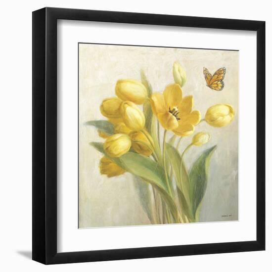 Yellow French Tulips-Danhui Nai-Framed Art Print