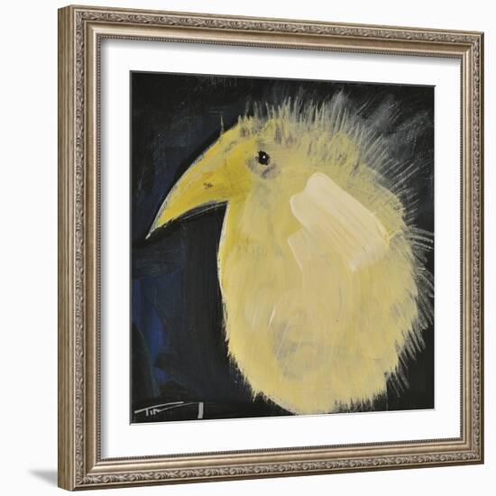 Yellow Fuzzy Bird-Tim Nyberg-Framed Giclee Print