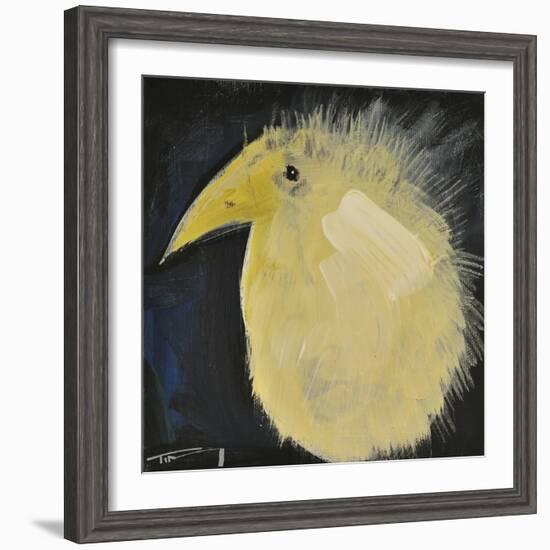 Yellow Fuzzy Bird-Tim Nyberg-Framed Giclee Print