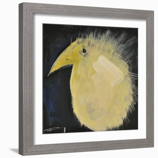 Yellow Fuzzy Bird-Tim Nyberg-Framed Giclee Print