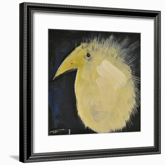 Yellow Fuzzy Bird-Tim Nyberg-Framed Giclee Print