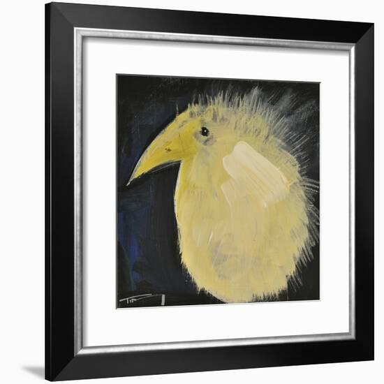 Yellow Fuzzy Bird-Tim Nyberg-Framed Giclee Print