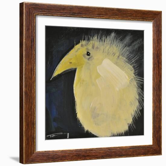 Yellow Fuzzy Bird-Tim Nyberg-Framed Giclee Print