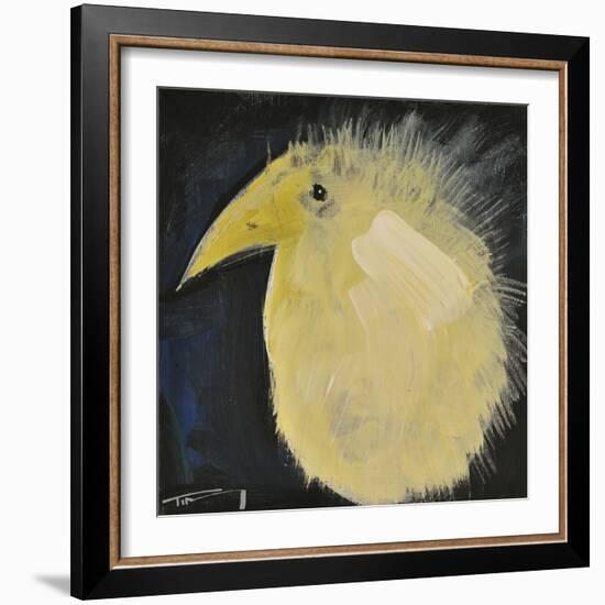 Yellow Fuzzy Bird-Tim Nyberg-Framed Giclee Print