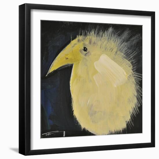 Yellow Fuzzy Bird-Tim Nyberg-Framed Giclee Print