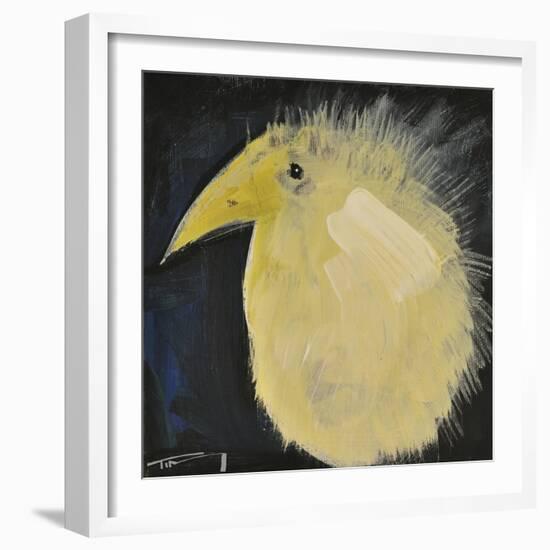 Yellow Fuzzy Bird-Tim Nyberg-Framed Giclee Print